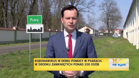 Koronawirus: ewakuowano cztery osoby z DPS w Psarach