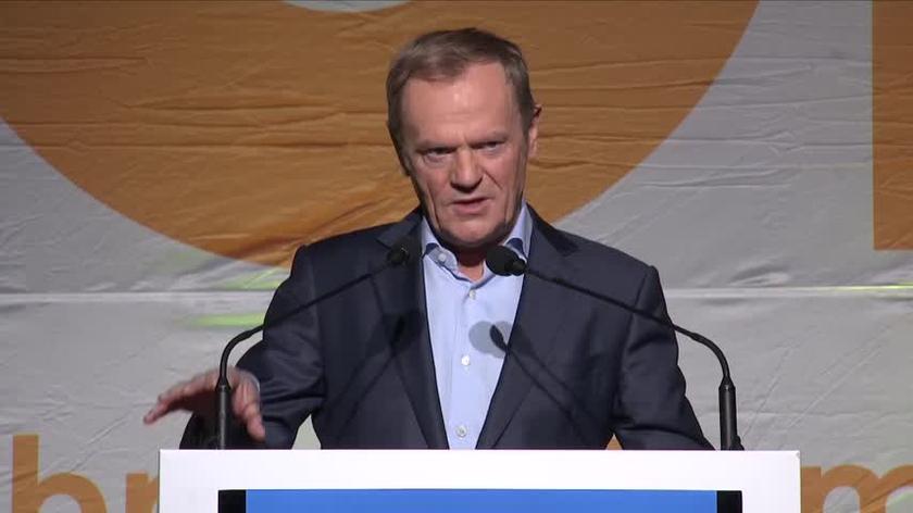 Tusk: mamy władzę skupioną w rękach jednego człowieka, który nie pierwszy raz okazuje się tchórzem, zdezerterował 