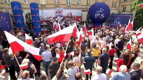 PiS zaprezentowało w Kielcach swoich kandydatów do Parlamentu Europejskiego. Na wydarzeniu zabrakło Obajtka i Kurskiego