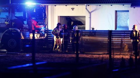 Eksplozja w garażu domu jednorodzinnego w Lędzinach