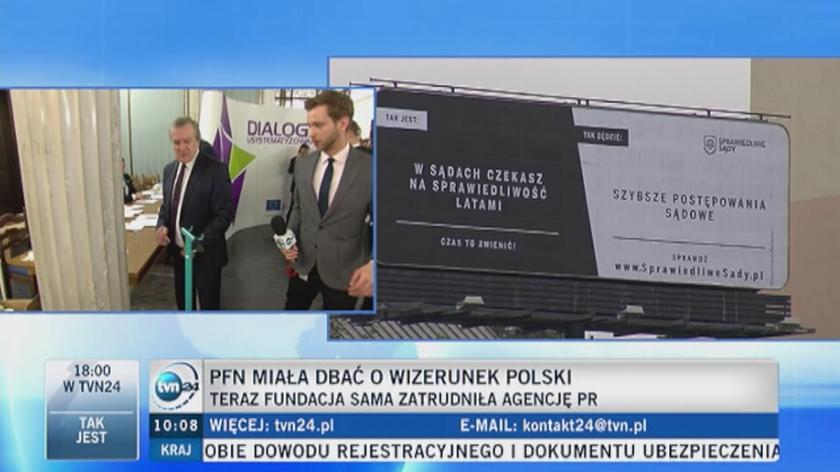 Wicepremier Piotr Gliński unikał odpowiedzi na pytania o Polską Fundację Narodową