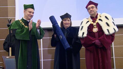 Lidia Niedźwiedzka-Owsiak doktorem honoris causa Uniwersytetu Medycznego w Poznaniu