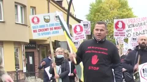 Skok na kasę i protesty w Chełmie