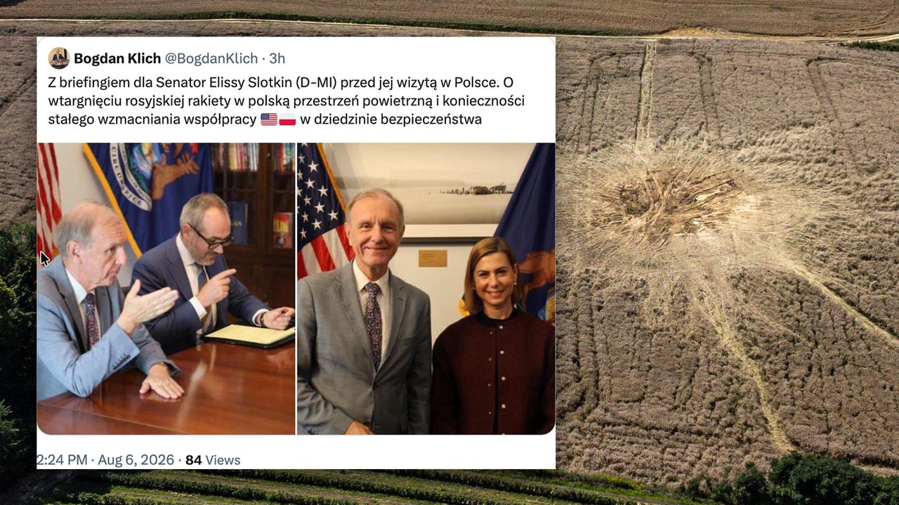 Ambasador Klich rozmawiał z senator Slotkin o rosyjskiej rakiecie w Polsce