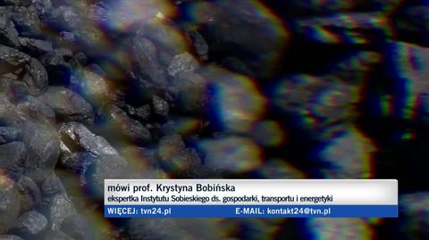Prof. Bobińska: zwiększa się udział węgla w miksie energetycznym, co jest sprzeczne z "zieloną polityką"