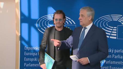 Bono spotkał się z Antonio Tajanim 