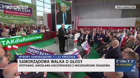 Kaczyński o zmianach klimatu. Mówi o "małej epoce lodowcowej" i "okresach bardzo ciepłych"