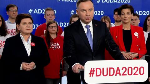 Andrzej Duda zaprezentował sztab wyborczy