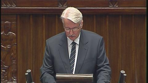 Waszczykowski: UE winna zyskać kontrolę nad przepływem osób do niej