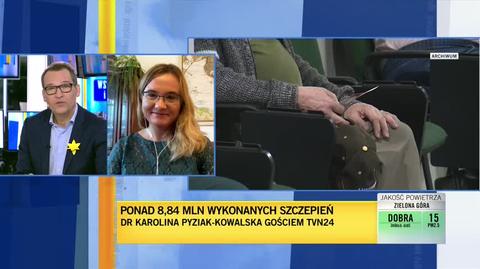 "To wygląda bardzo pięknie i cukierkowo, że będziemy mieli tyle osób do szczepienia, natomiast sama logistyka, jest pewnym wyzwaniem"