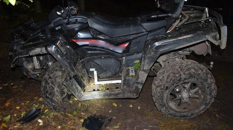 Jechali quadem przez las i uderzyli w drzewo. 21-latek zginął na miejscu