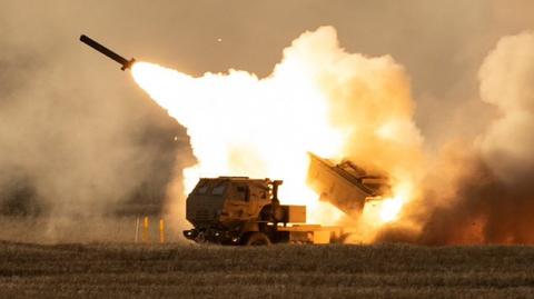 System artylerii rakietowej HIMARS w Ukrainie