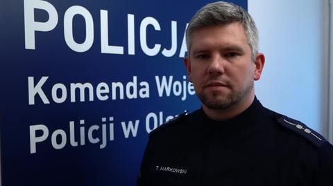 Aspirant Tomasz Markowski: policjant oddał jeden strzał. Niestety strzał okazał się śmiertelny 