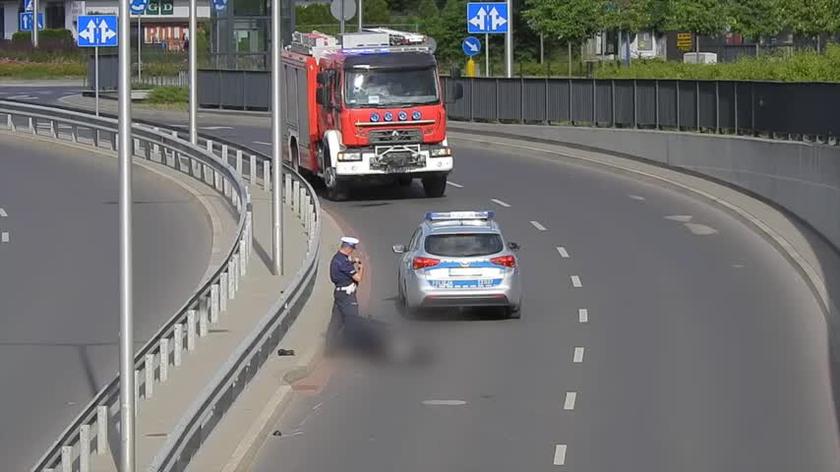 Tragiczny wypadek motocyklisty w Warszawie