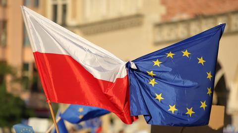 Czy polityka PiS wyprowadza Polskę z UE? Sondaż dla "Faktów" TVN i TVN24