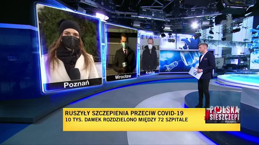 W Poznaniu trwają szczepienia przeciwko COVID-19