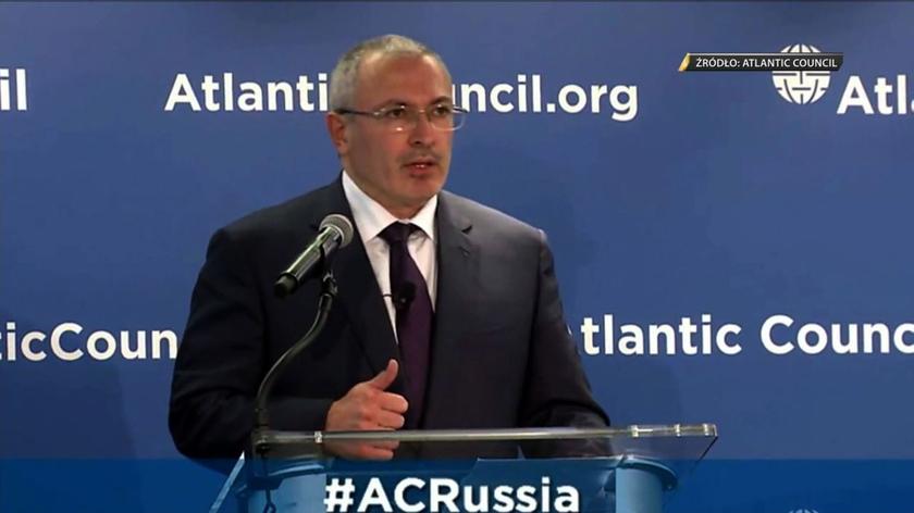 18.06.2015 | Chodorkowski krytykuje Putina: straszą Zachodem, bo chcą przykryć problemy