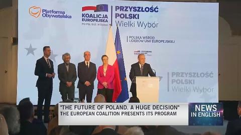 Poland&#039;s opposition European Coalition set EU election campaign slogan