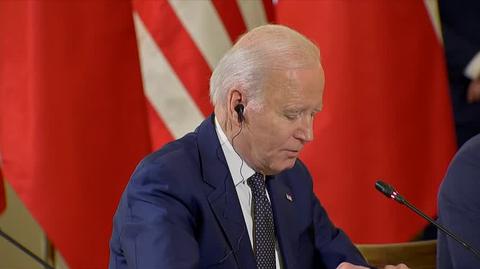 Biden: Chciałem podziękować panu prezydentowi za to, jak Polska pomaga narodowi Ukrainy. Jest to niezwykłe