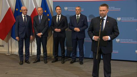 Minister Kierwiński przedstawia swoich wiceministrów