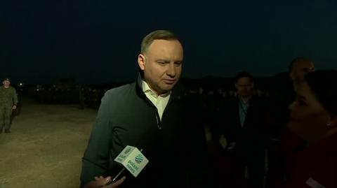 Prezydent Andrzej Duda na spotkaniu z dziennikarzami