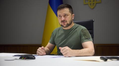 Zełenski: Ukraina padła ofiarą zbrodni i żądamy za nią kary