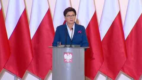 Premier Beata Szydło o relokacji uchodźców