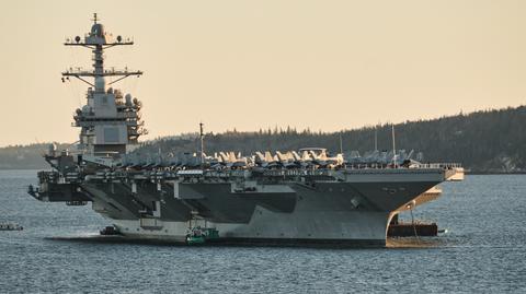 Polscy wojskowi odwiedzili amerykański lotniskowiec USS Gerald R. Ford. "To już nie jest tylko kwestia zdjęcia"
