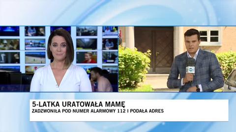 Pięcioletnia Lenka zadzwoniła na 112 i uratowała mamę (11.07.2023)