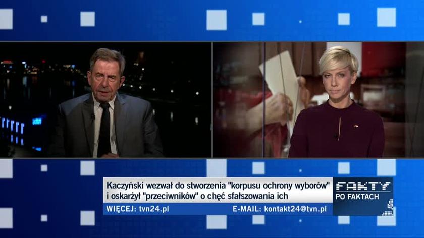 Profesor Zoll o zapowiedzi Kaczyńskiego w sprawie stworzenia "korpusu ochrony wyborów"