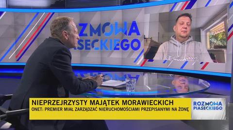 Harłukowicz o majątku premiera Morawieckiego i jego żony