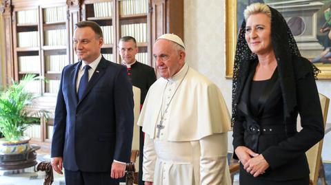 Para prezydencka w Watykanie. Rozmowa o przyszłości Europy
