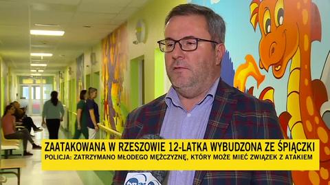 O stanie zdrowia 12-latki mówi rzecznik Klinicznego Szpitala Wojewódzkiego nr 2 w Rzeszowie Tomasz Warchoł