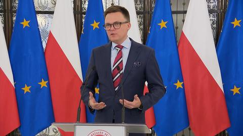 "Palący problem" na granicy. Hołownia: zaprosiłem premiera na jutro do Sejmu, by o nim opowiedział