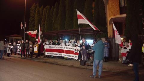Manifestacja solidarności z Andrzejem Poczobutem