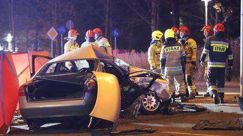 Zarzuty dla kierowcy, który brał udział w wypadku w Olsztynie (15.11.2021)