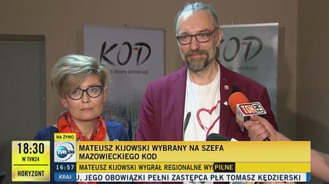 Mateusz Kijowski przewodniczącym KOD na Mazowszu