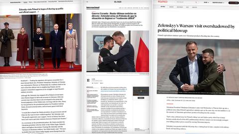 Zachodnia prasa o wizycie Zełenskiego w Polsce