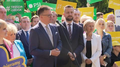 Hołownia o priorytetach Trzeciej Drogi: bezpieczeństwo i rozwój gospodarczy Polski