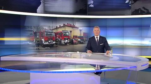 9.05.2023 | Jak politycy dwa razy przekazywali te same wozy strażackie. Materiał Macieja Mazura