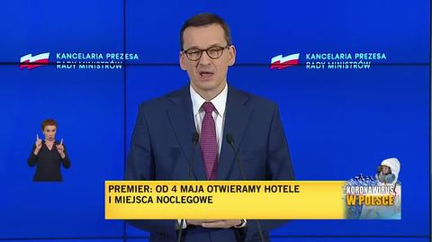 Morawiecki o otwieraniu galerii handlowych