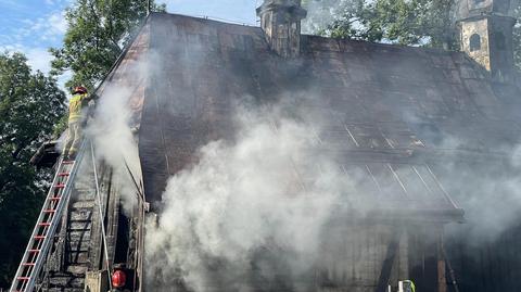 Nowy Sącz. Pożar w zabytkowym kościele 