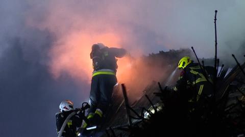 Pożar pensjonatu w Bukowinie Tatrzańskiej