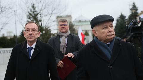 Jarosław Kaczyński, Maciej Wąsik i Mariusz Kamiński