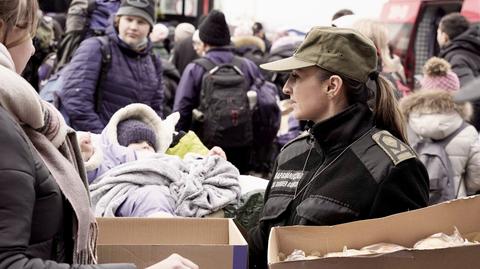Polacy pomagają ukraińskim uchodźcom