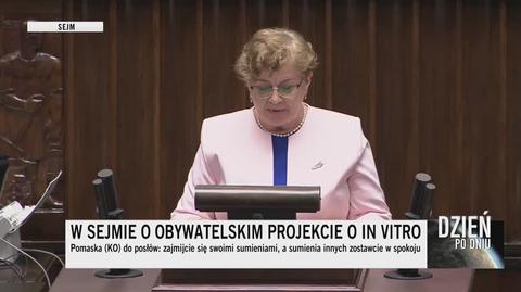 Płonka (PiS): in vitro nie prowadzi do ustąpienia faktu niepłodności