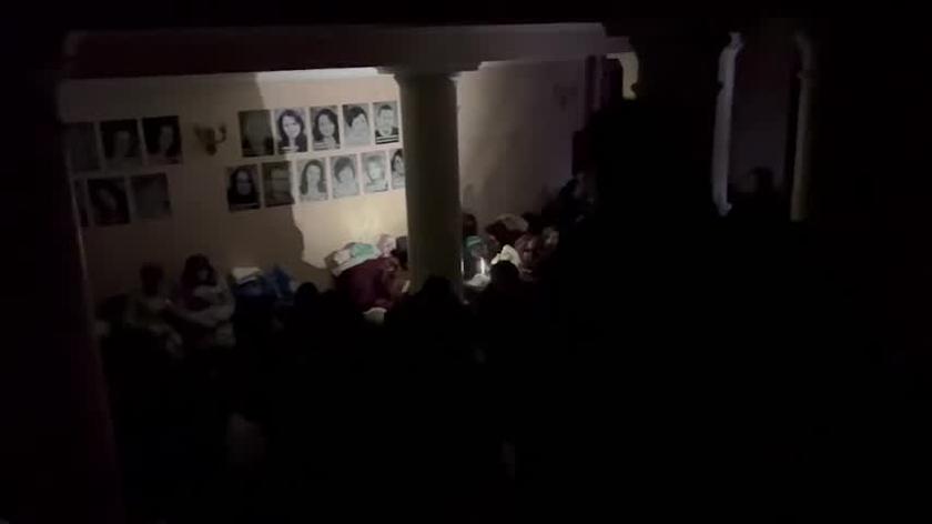 A recording from the theater in Mariupol