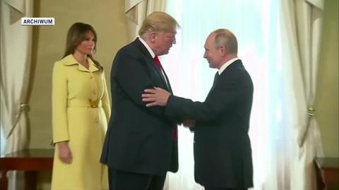 Spotkanie Donalda Trumpa i Władimira Putina [materiał archiwalny]