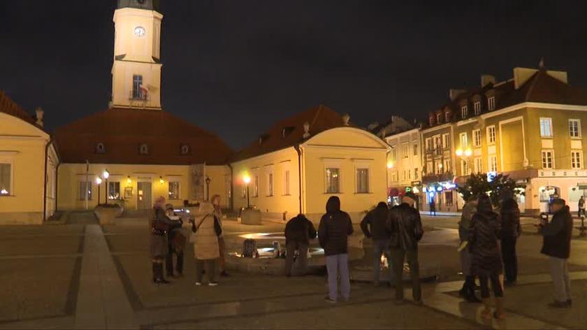 Światełko pamięci dla Piotra Szczęsnego w Białymstoku
