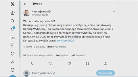 Prezydent ogłosił datę wyborów parlamentarnych 